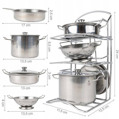 INOX SET ZA DJECU SA STALNIM STALCIMA