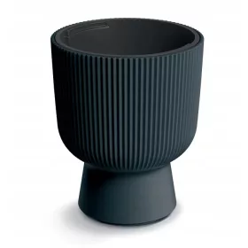    Prosperplast saksija 39 cm x 39 x 45,5 cm promjer 39 cm plastične nijanse sive i srebrne