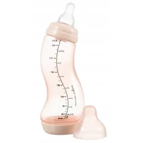 Difrax anti-kolik boca prirodna uska 250ml roza