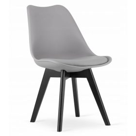 MARK stolica - siva/crne noge x 4