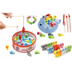 DRVENA IGRA DELFIN ŠTAP ZA RIBOLOV