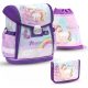 Ruksak za školu s više pregrada BELMIL Rainbow Unicorn Magic 19L