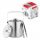 Florina elegantno inox posuda za led s hvataljkama, 1200 ml