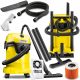  Kärcher WD3 1000 W industrijski usisavač + mlaznica za presvlake KARCHER SE 4001 SE 5100