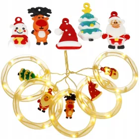   Christmas Garland with 110 LED Lights for Indoor Use 5m - USB Powered