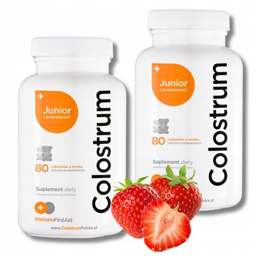 Colostrum Junior s Probiotikom, Vitaminom C i Cinkom - Dvije Pakiranja