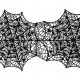  Stolnjak Spiderweb, ažurni stolnjak, Halloween, 34x136cm