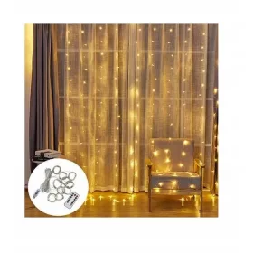   Kurtina LED svjetlosna zavjesa 300 3m x 1m tople boje vanjski lanac