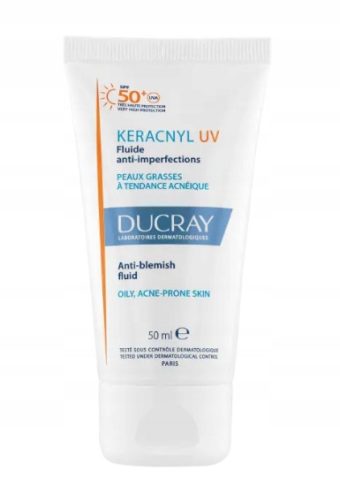 DUCRAY Keracnyl UV Fluid Za Problematicnu Kožu SPF50+ 50ml