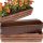  Eco Deco saksija 60 cm x 14 x 15 cm, drvo, nijanse smeđe i bež