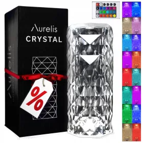 Kristalna LED RGB noćna svjetiljka Aurelis