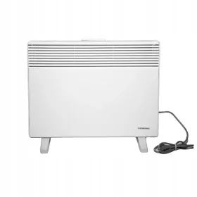   Električni konvektor Thermoval TX 2000W, bijeli zidni radijator s TC nožicama, energetski učinkovit proizvod za brzo i ekonomično grijanje. Idealno rješenje za zagrijavanje prostora bez potrebe za slo