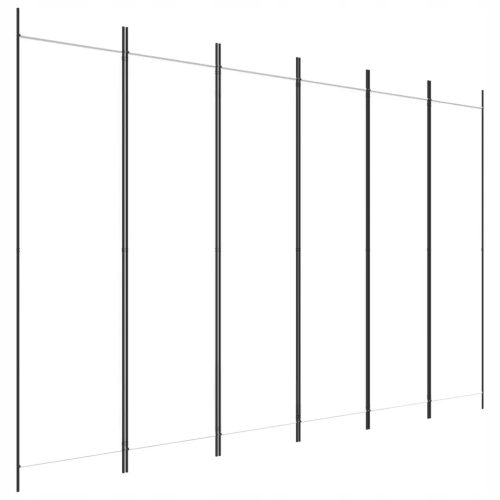 DEKORATIVNA SOBNA ZADNA ZAVJESA 6 PANOLA 300 x 200 cm BIJELA