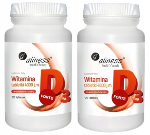 Aliness Vitamin D3 Forte 4000 IU - 120 tableta za jačanje imuniteta