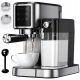  Kerch Maestro 1350 W portafilter espresso aparat, srebrno/siva