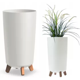    Duda-Pol saksija 24 cm x 24 x 45 cm promjer 24 cm plastična bijela