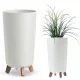  Duda-Pol saksija 24 cm x 24 x 45 cm promjer 24 cm plastična bijela