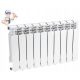 Calypso Power 1184 W aluminijski radijator sa 10 snažnih rebara 700 x 575 x 95 mm - bočni priključak