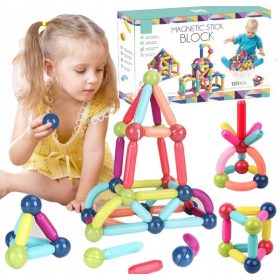    EDUKATIVNI MAGNETNI BLOKOVI VELIKIM MAGNETNIM ŠTAPIĆIMA XXL SET