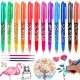 Brisive Gel Pen Set, 12 colorful erasable pens