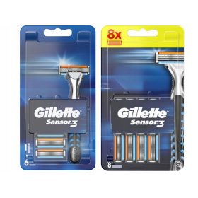 GILLETTE SENSOR3 brijač za brijač patrone 1 kom.