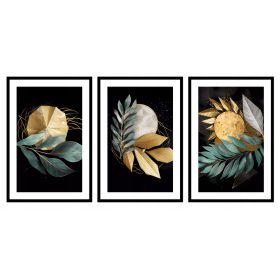 Set slika za dnevnu i spavaću sobu 40x60 LISTOVI