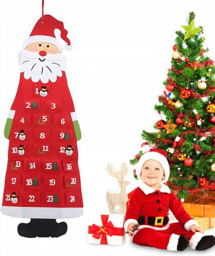  Prazan viseći adventski kalendar (ispunjavate sami)