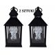 LED svijeća s anđelom Cortina 23 cm crna