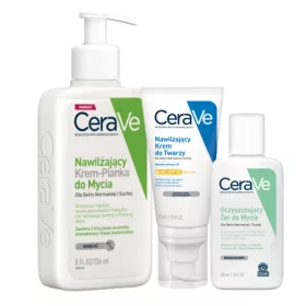   CeraVe Set za Njegu Normalne i Suhe Kože s Kremom i Pjenom za Pranje