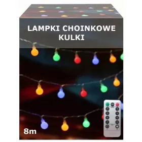   Božićne LED lampice na baterije s daljinskim upravljačem - 50 kuglica