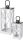  H&S lampion drvo, metal, staklo 52 cm