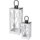  H&S lampion drvo, metal, staklo 52 cm