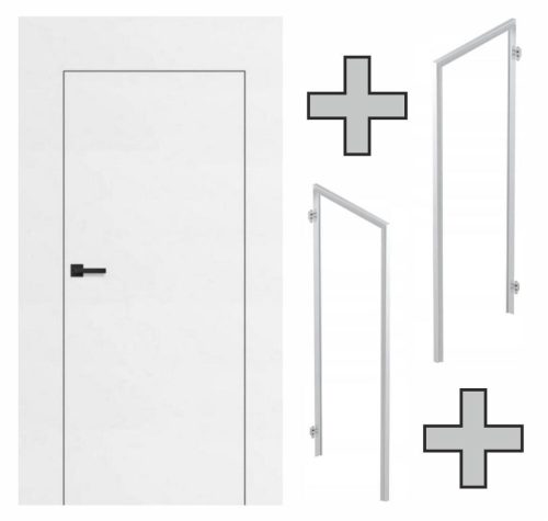 Univerzalna aluminijska vrata na šarke 70 cm