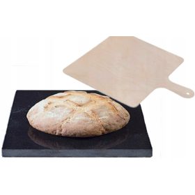   Roštilj na drveni ugljen - Roštilj na drveni ugljen Pizza kameni roštilj s lopaticom + DRUGA GRATIS. 30 x 40 cm
