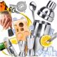 Barmani set za miješanje pića, 11 kom. Shaker Strainer Jigger Muddler Pourers