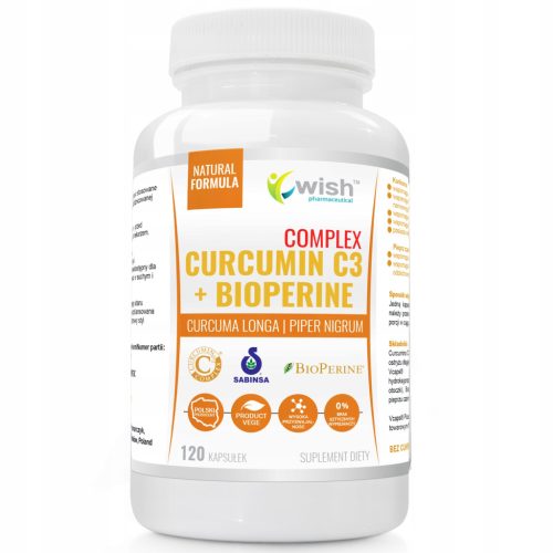 Kurkumin C3 500mg + Bioperine 10mg Complex - Suplement za Sportaše i Aktivne Osobe