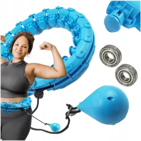   Hula Hop s Wypustkama i Obciążenjem NettleTree XL, Plava, PRO 115 cm