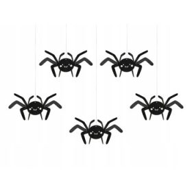  Papirnati ukras Pauci, 27x17 cm, crni (1 pakiranje / 5 kom)