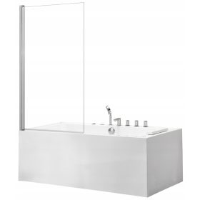 Essente jednodijelni paravan za kadu 80 x 140 cm proziran