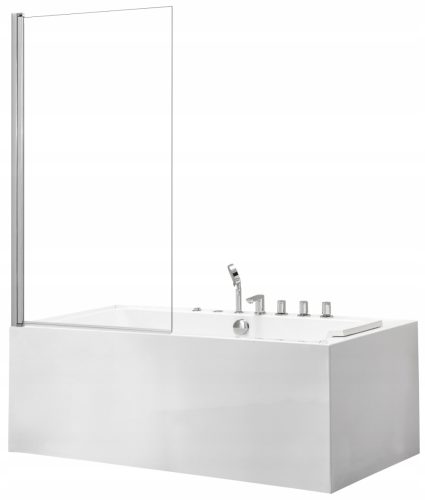 Essente jednodijelni paravan za kadu 80 x 140 cm proziran