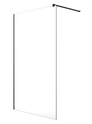 Radaway Modo New Black II tuš stijena, prozirna, 120x200 cm