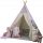 TIPI LAMA & CO. ŠATOR TEEPEE ZA DJECU + 3 PLIŠANE ŽIVOTINJE + STABILIZATOR ZA SIGURNOST DJECE