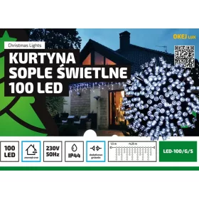  Svjetlosna zavjesa Ok 51 - 100 svjetla