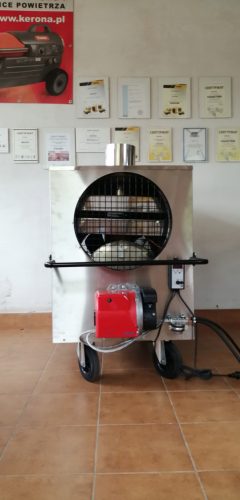 P90 II visokoučinkoviti INOX grijač zraka u peći s puhanjem