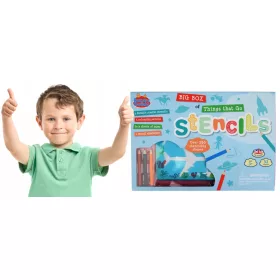 VELIKI SET ŠABLONA VOZILA BARNEY & BUDDY ZA CRTANJE