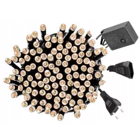   Lampice za bor LED 200, 8 programa, produžni kabel, topla bijela svjetlost