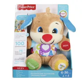   Fisher-Price Plišana igračka za štene školarca "Smij se i uči"