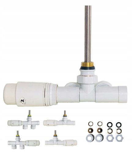 Aqua Heating H2006WH kutni termostatski set, bijeli