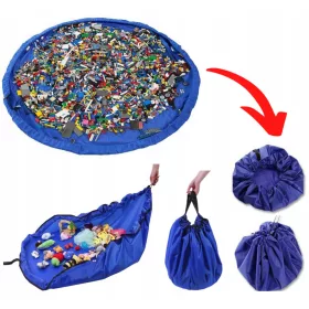    Vreća Spremnik za LEGO igračke Mat za djecu 2u1 150cm 100L veliki kapacitet