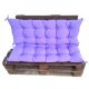  JASTUCI JASTUCI euro vrtni namještaj od paleta SET 120CM Violet